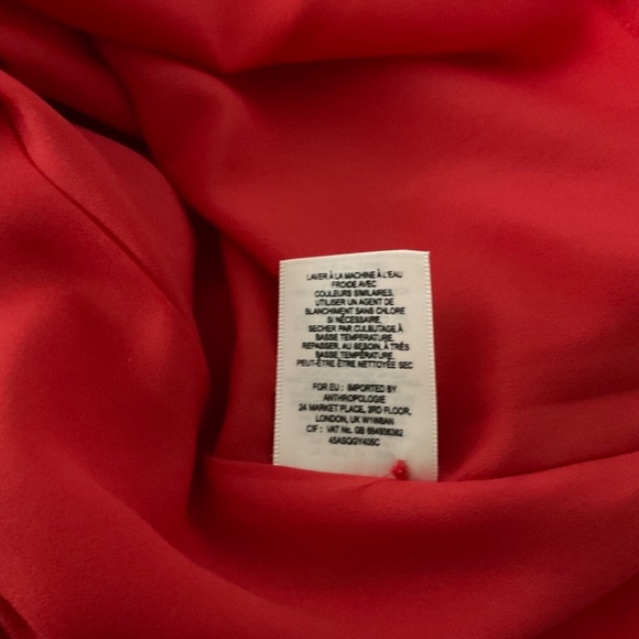 Anthropologie Maeve red dress, size 6, NWOT - Picture 11 of 12